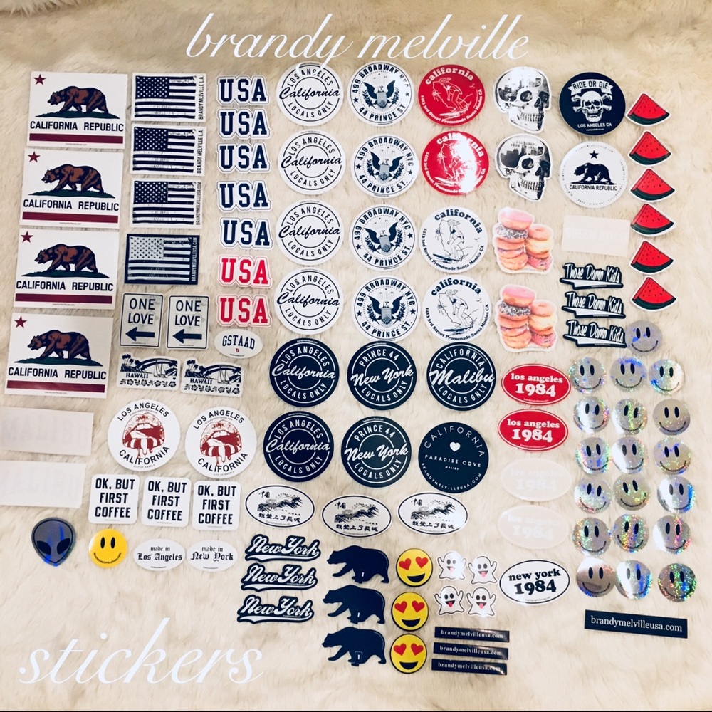 Brandy Melville Stickers - Picture 1 of 6